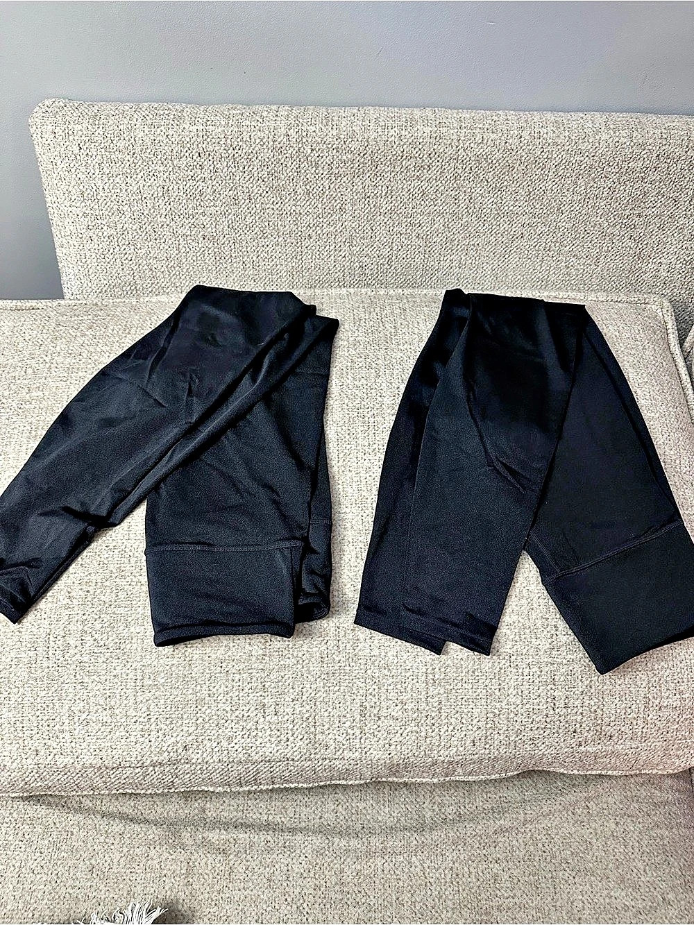 Lily & Lottie Black Athletic Leggings Size Medium - 2 pairs